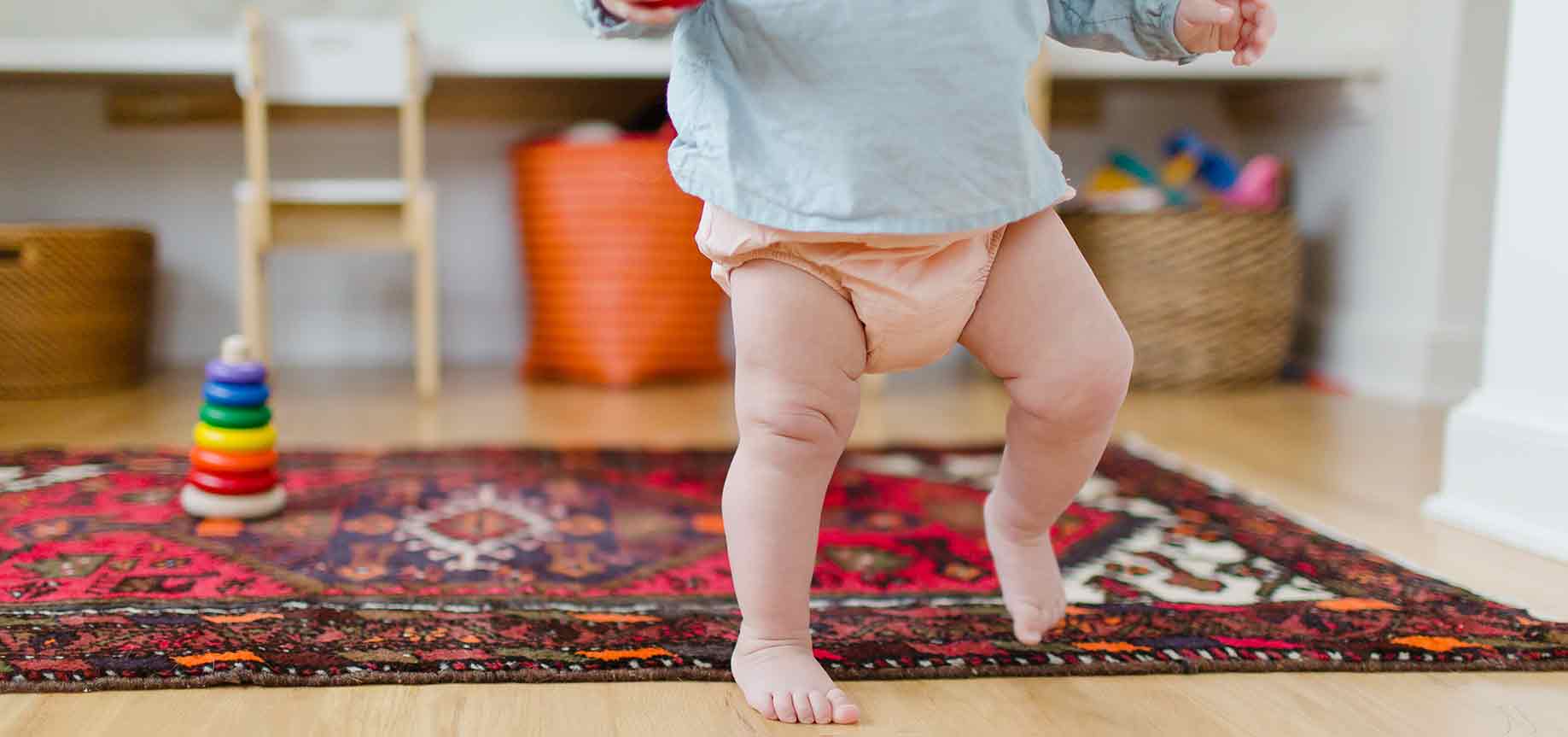 ¿Cuándo puedes esperar que tu bebé dé sus primeros pasos?